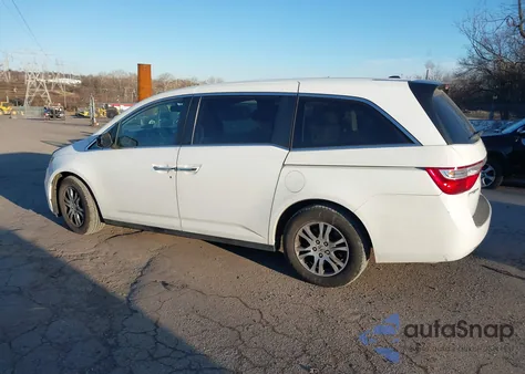 2013 Honda Odyssey Ex-L z USA, uszkodzony, nr VIN 5FNRL5H62DB060423